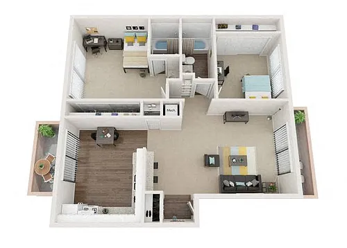 Floor plan Riverside