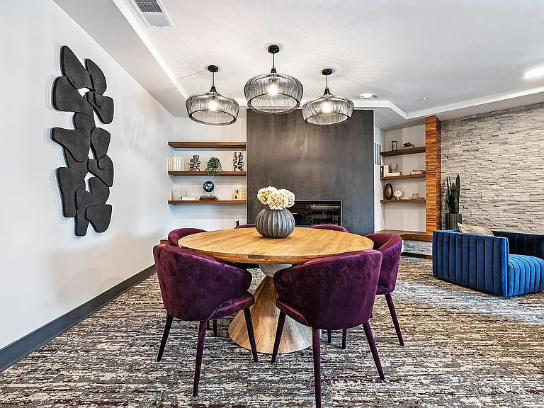 Bright Community Living Area with Plush Seating
