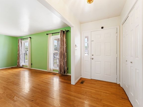Foyer and living room