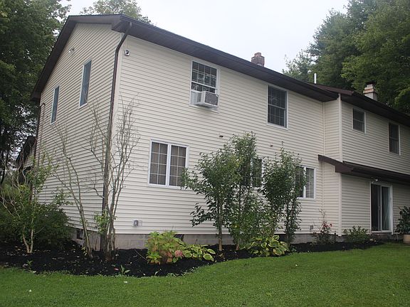 Rear of house, landscaping