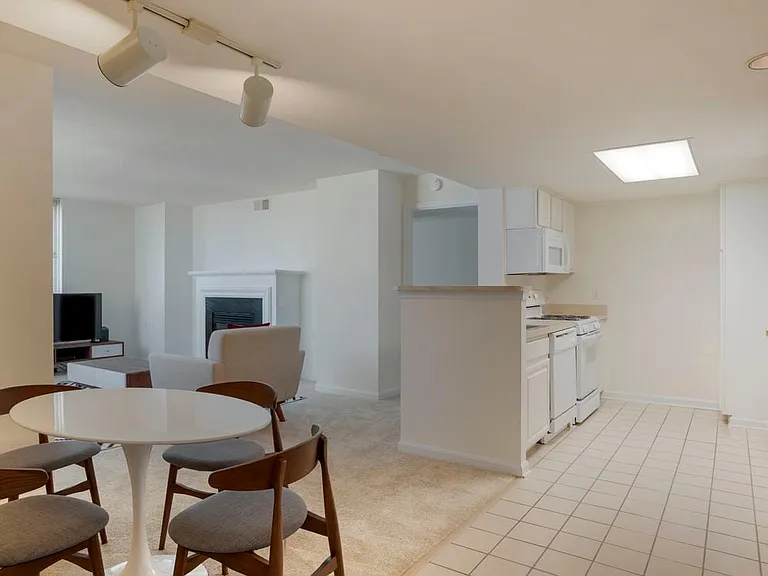 Furnished+ apartment homes include a dining set (Representative Image exact items and style of furnishings may vary)