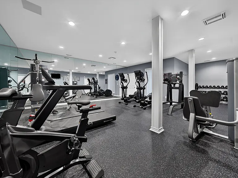 Updated 24-hour fitness and wellness center at Westwood Village Apartments in Westland, MI.
