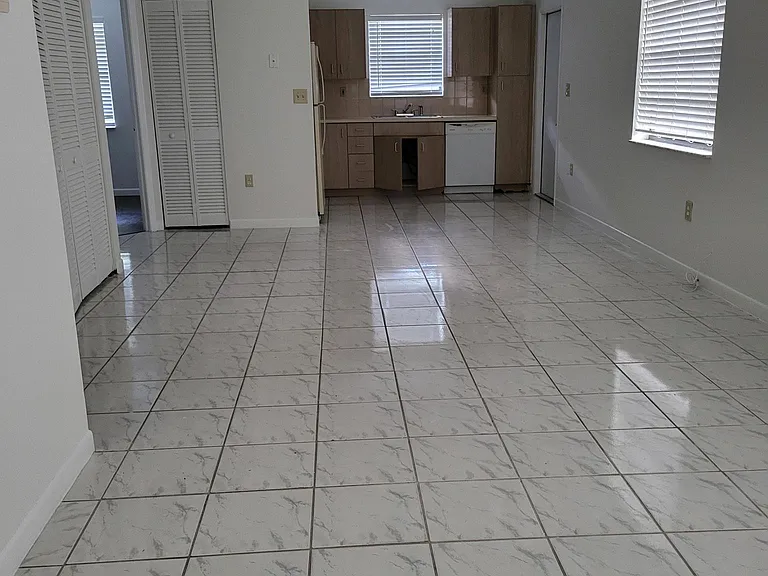 Open living room/dining room