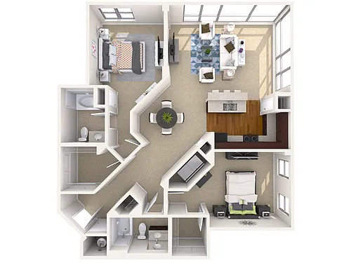 Floor plan Square