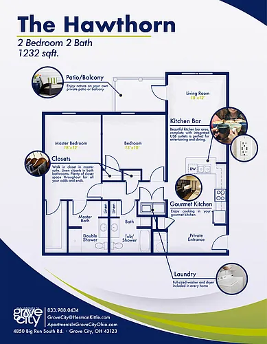Floor plan 2 Bedroom