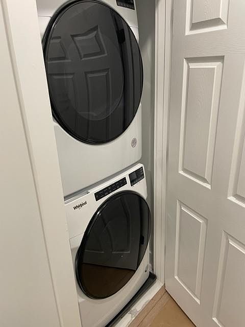 Stackable washer and dryer