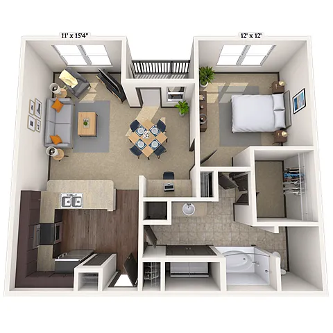 Floor plan Knox-Henderson