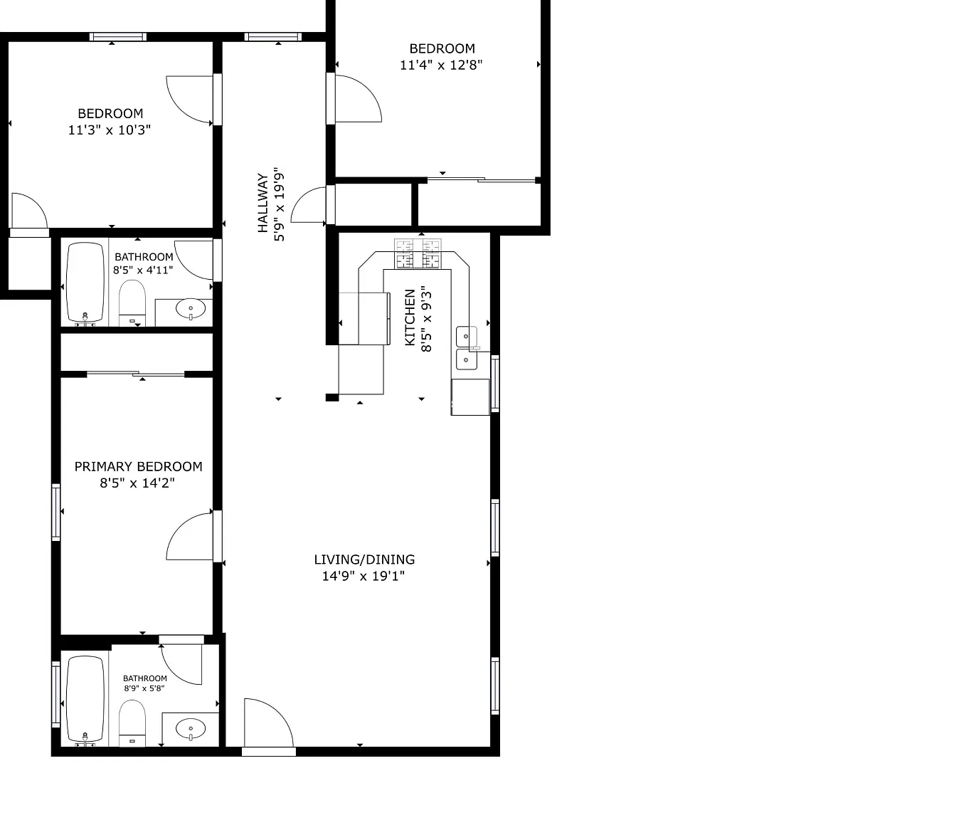 3 bed, 1046 sqft, $2,650 — Photo 3