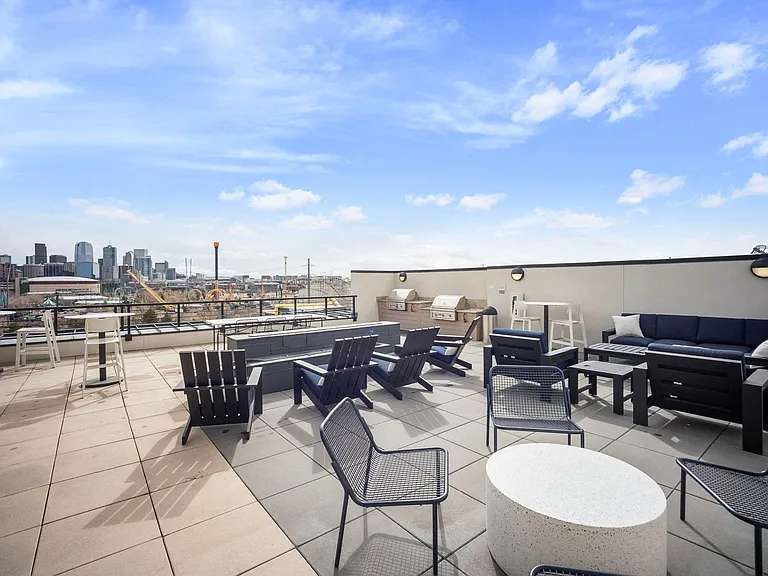 Lounge on the rooftop during the sunset