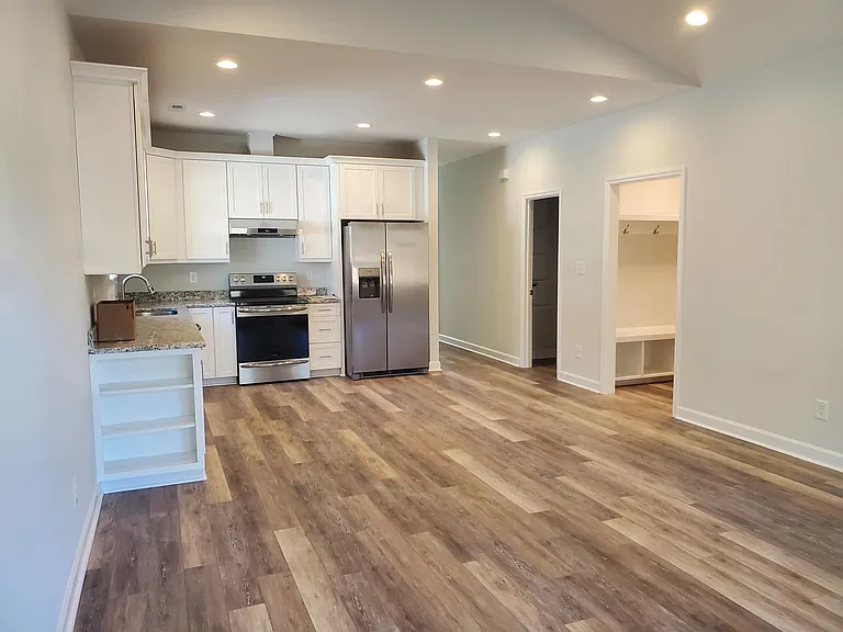 Kitchen and living area