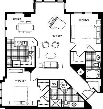 Floor plan 2KR