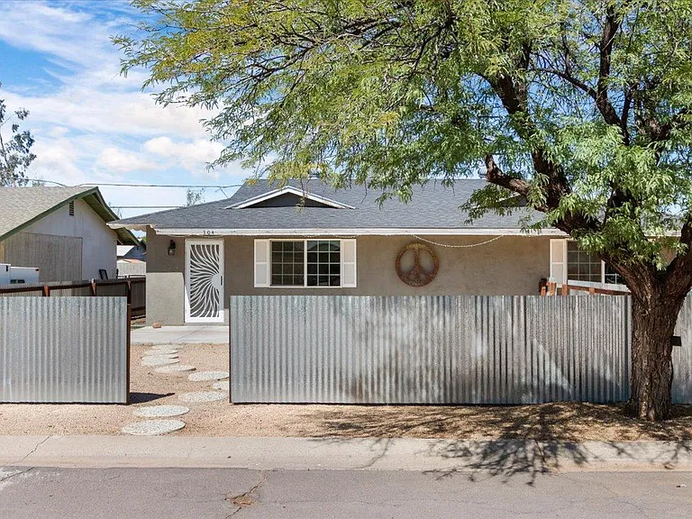 Large front yard
