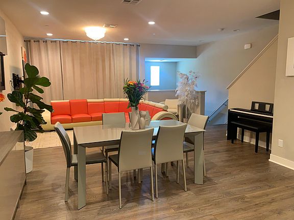 Dining room and living room