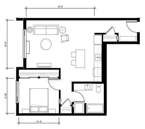 Floor plan Bluff