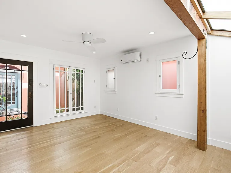 Living room with a view of the front door