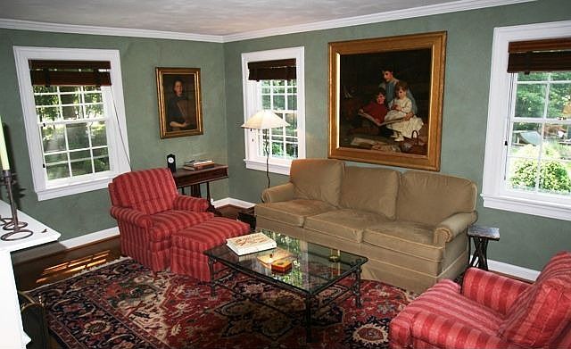 Living room of main house