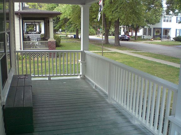 5th home from the park, new porch