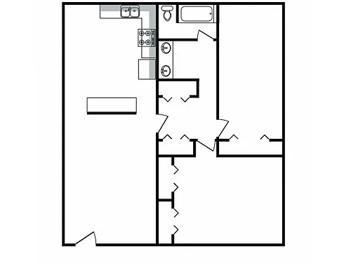 Floor plan Yorktown 5
