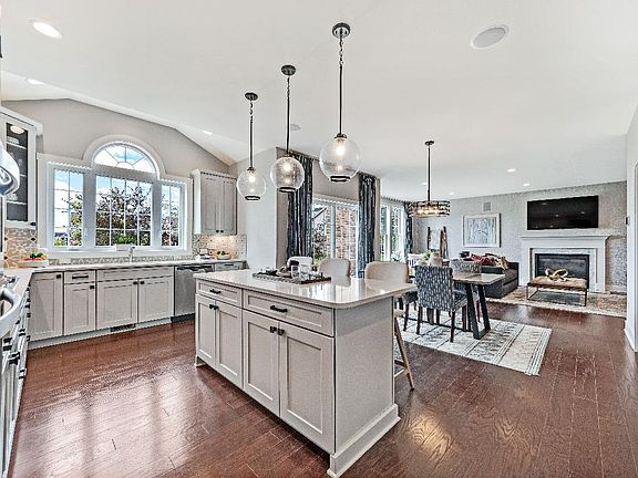 Open kitchen and great room perfect for entertaining