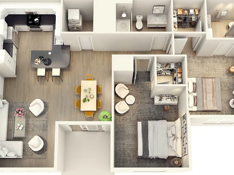 Two Bedroom, Two Bathroom Two Bedroom, Two Bathroom