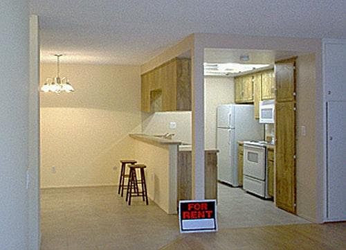 open kitchen - dining - living floor plan