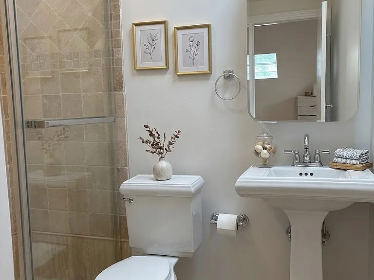 Bathroom with skylight