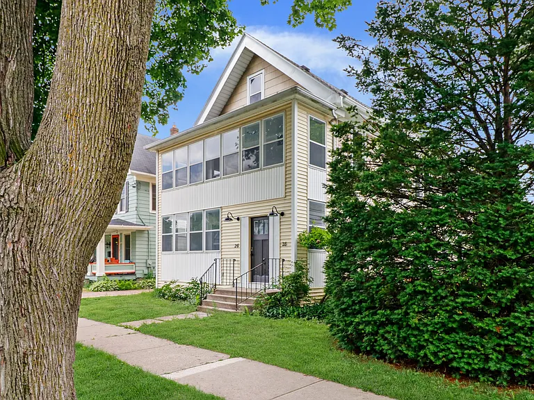 Well designed home created originally as a two flat -- feels just right. Exterior new paint coming soon.