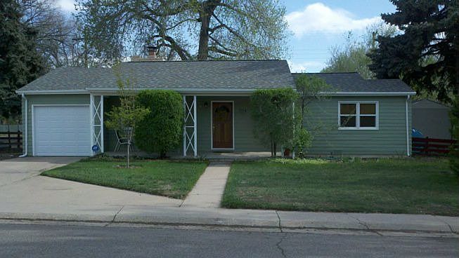 Front with covered porch