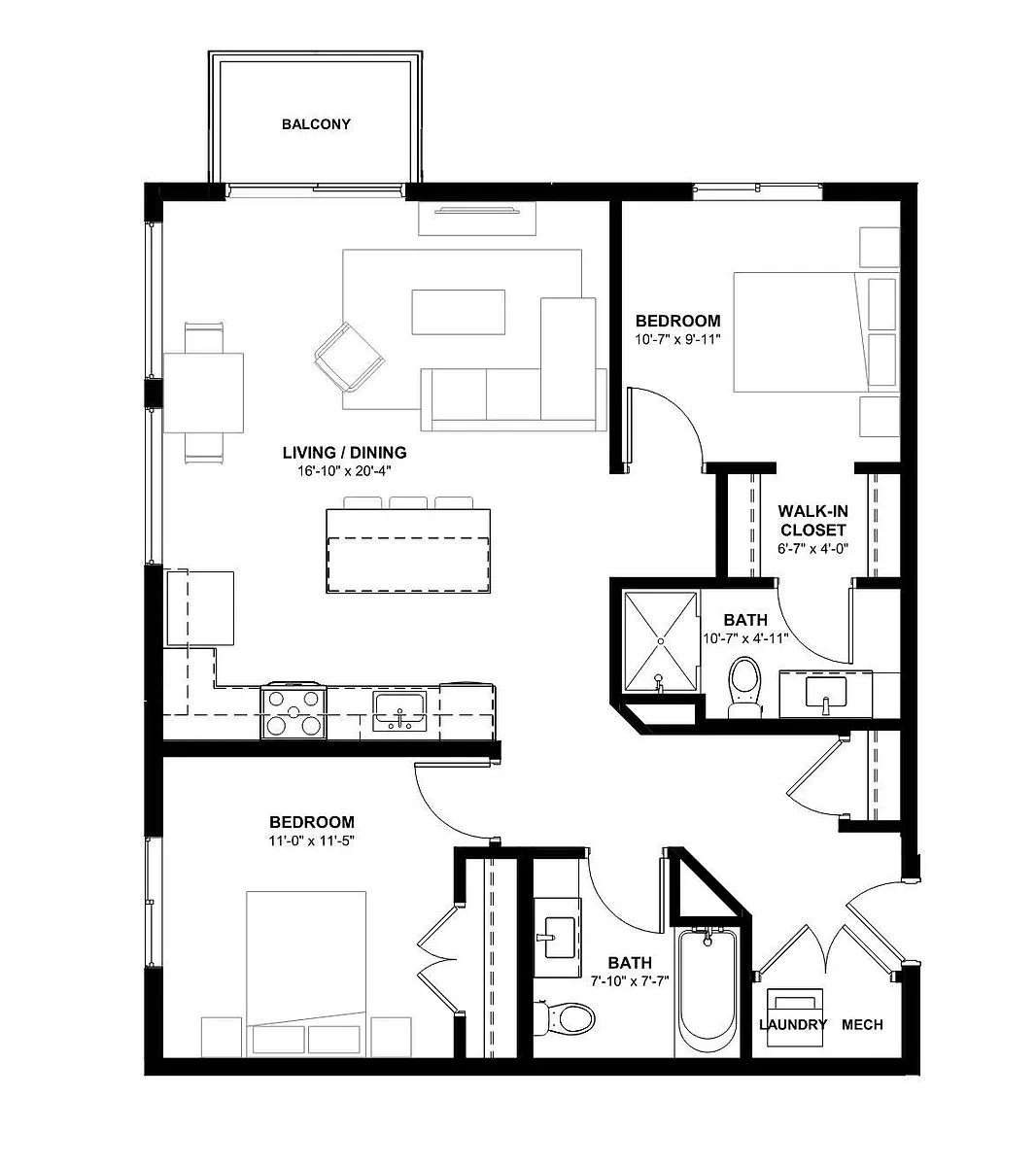 Floor plan Brookstone