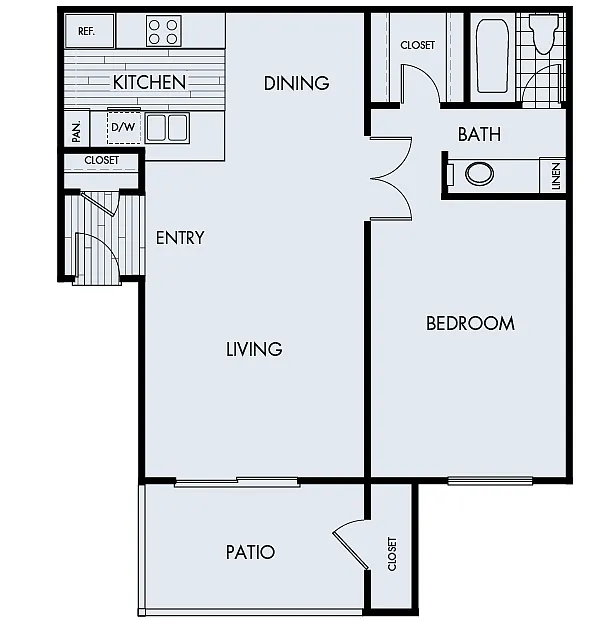 Floor plan Plan 1B