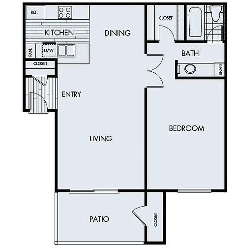 Floor plan Plan 1B