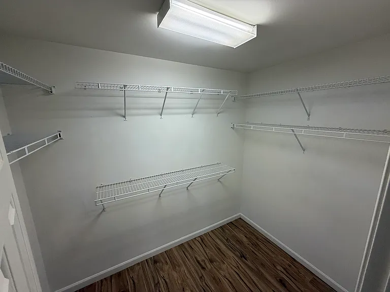 Master bedroom's closet