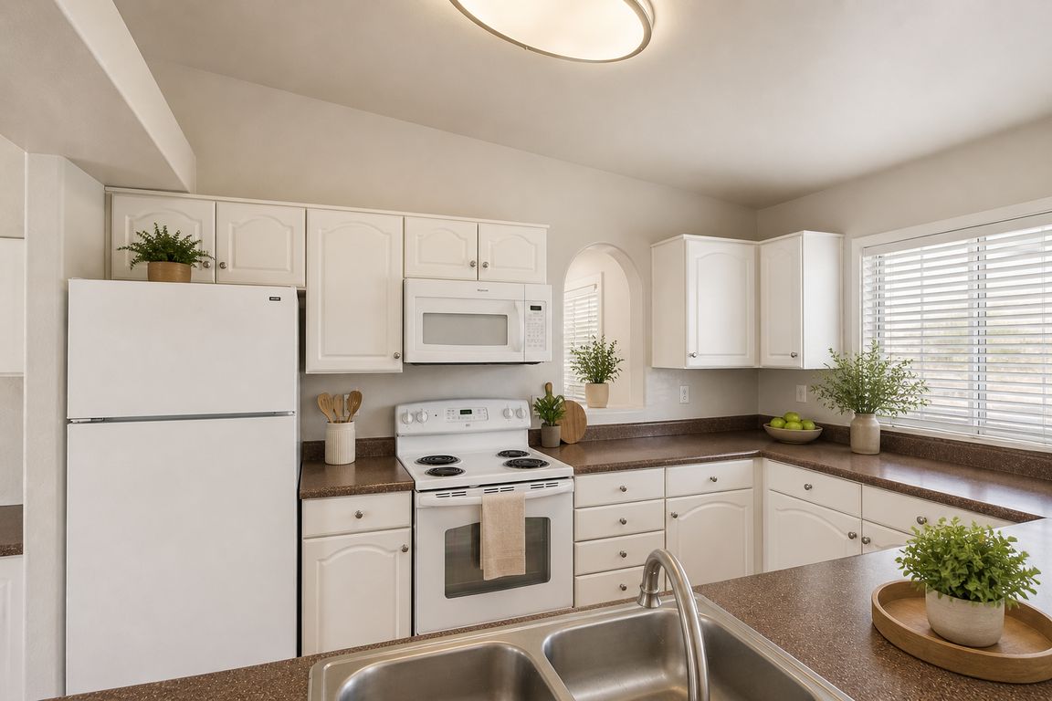 Modern minimalist kitchen