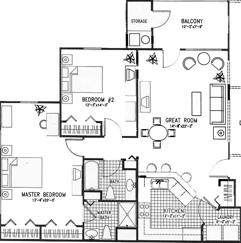 2 bed, 1101 sqft, $1,895 — Photo 3