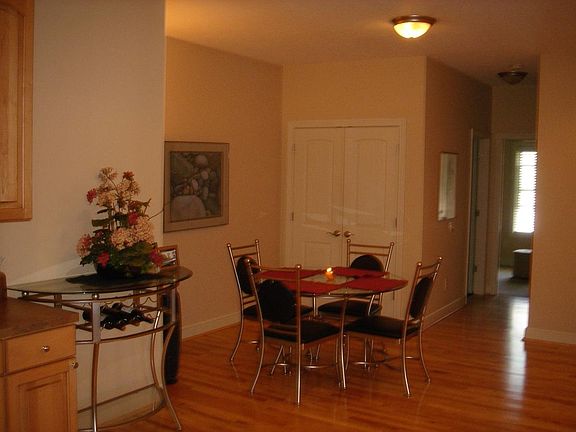 Spacious dining area off kitchen.