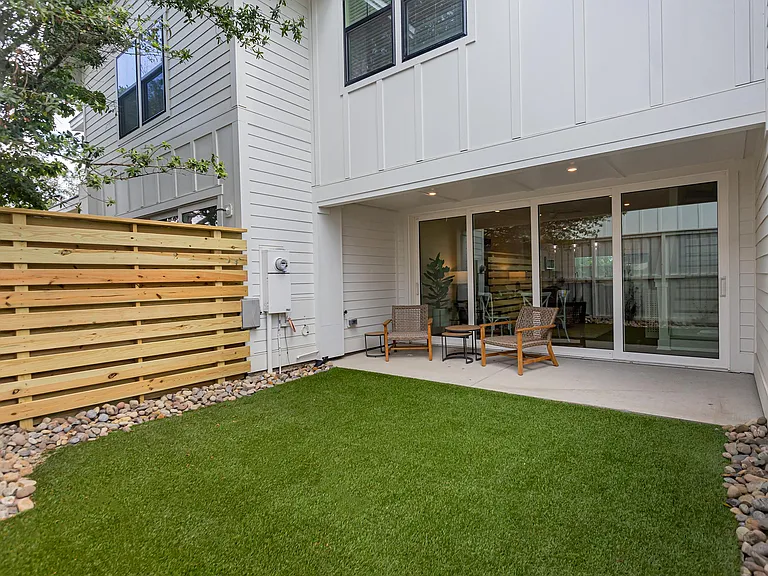 PRIVATE FENCED BACKYARDS