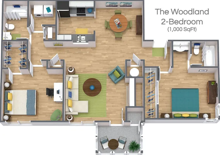 The Woodland Floorplan Diagram