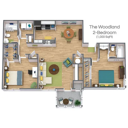 Floor plan The Woodland