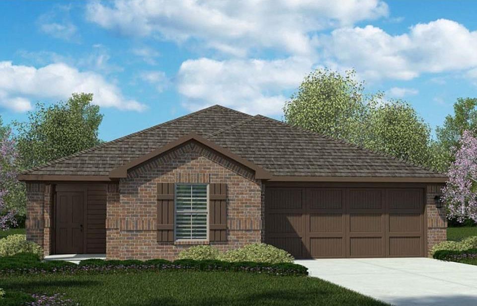 D.R. Horton's Express Homes The Camden Floorplan Elevation A