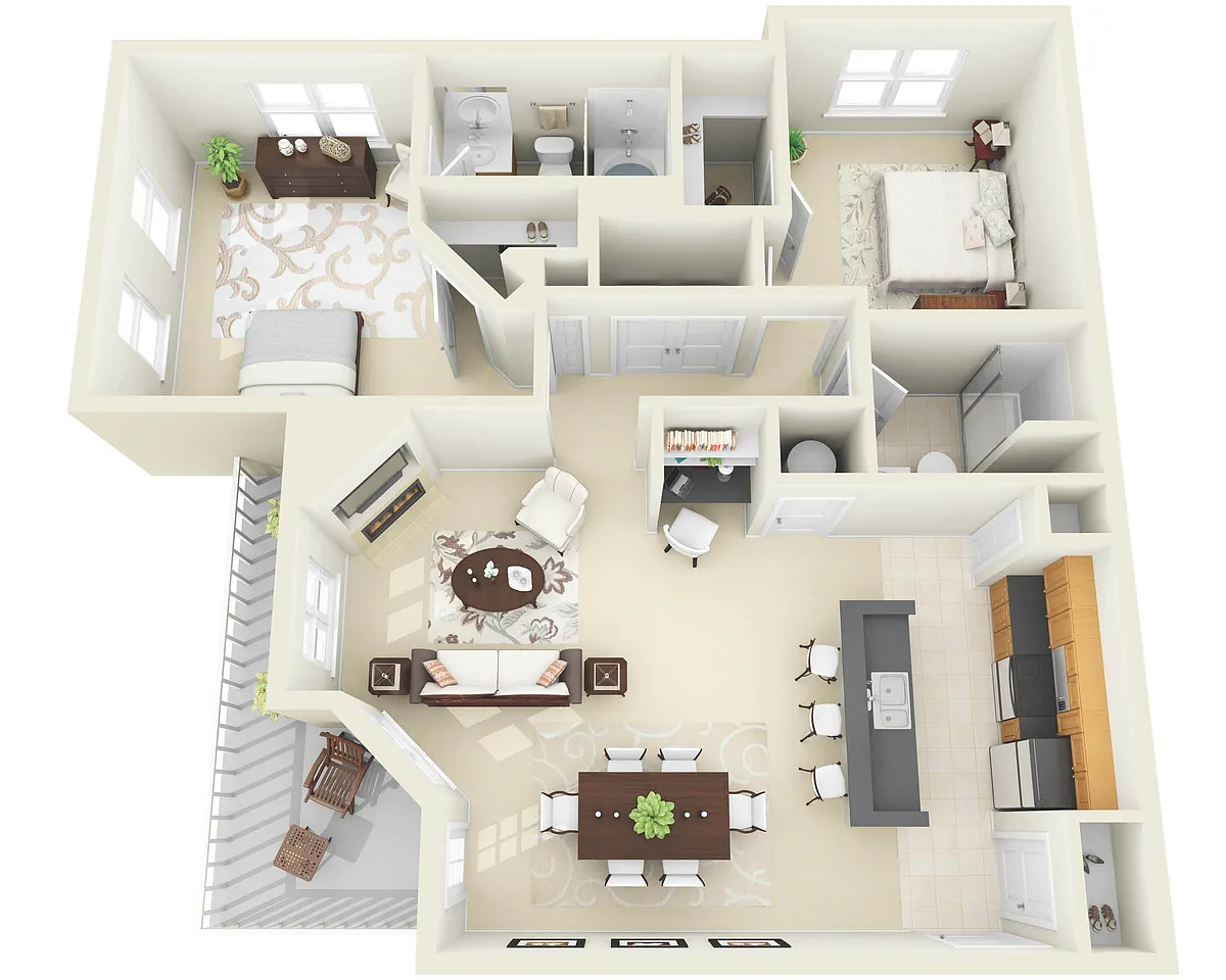 Floor plan B3