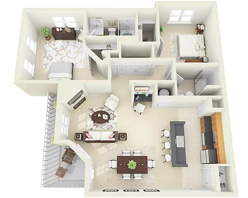 Floor plan B3