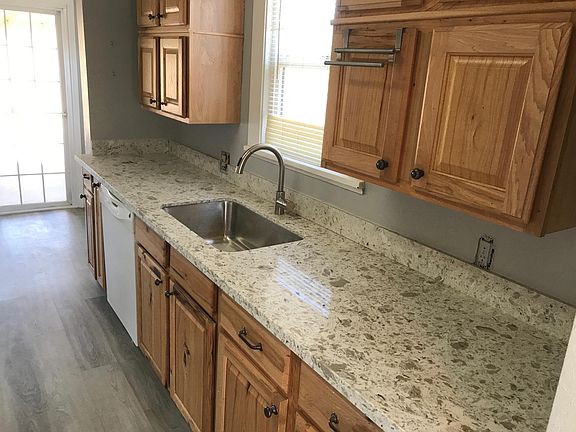 Updated kitchen counters and sink