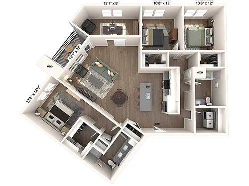 Floor plan C8-Da-Upgrade