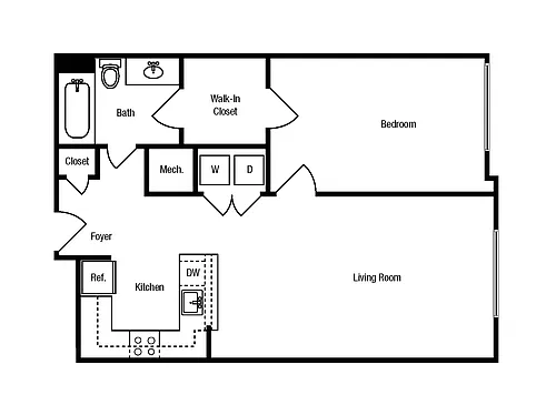 Floor plan Collins