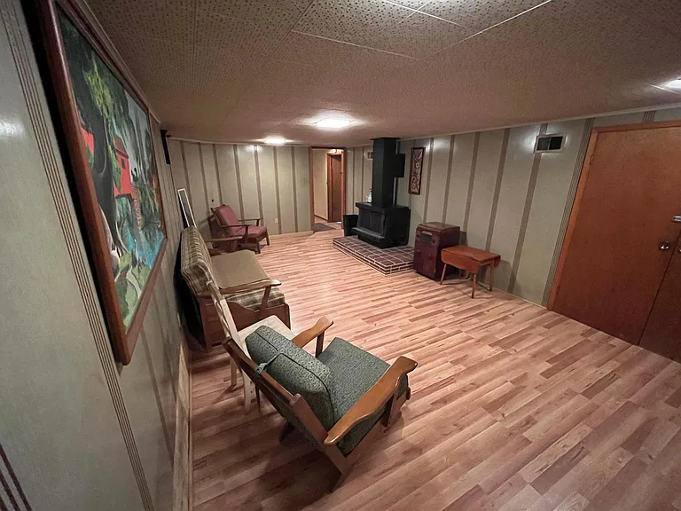 Basement with Fireplace 3