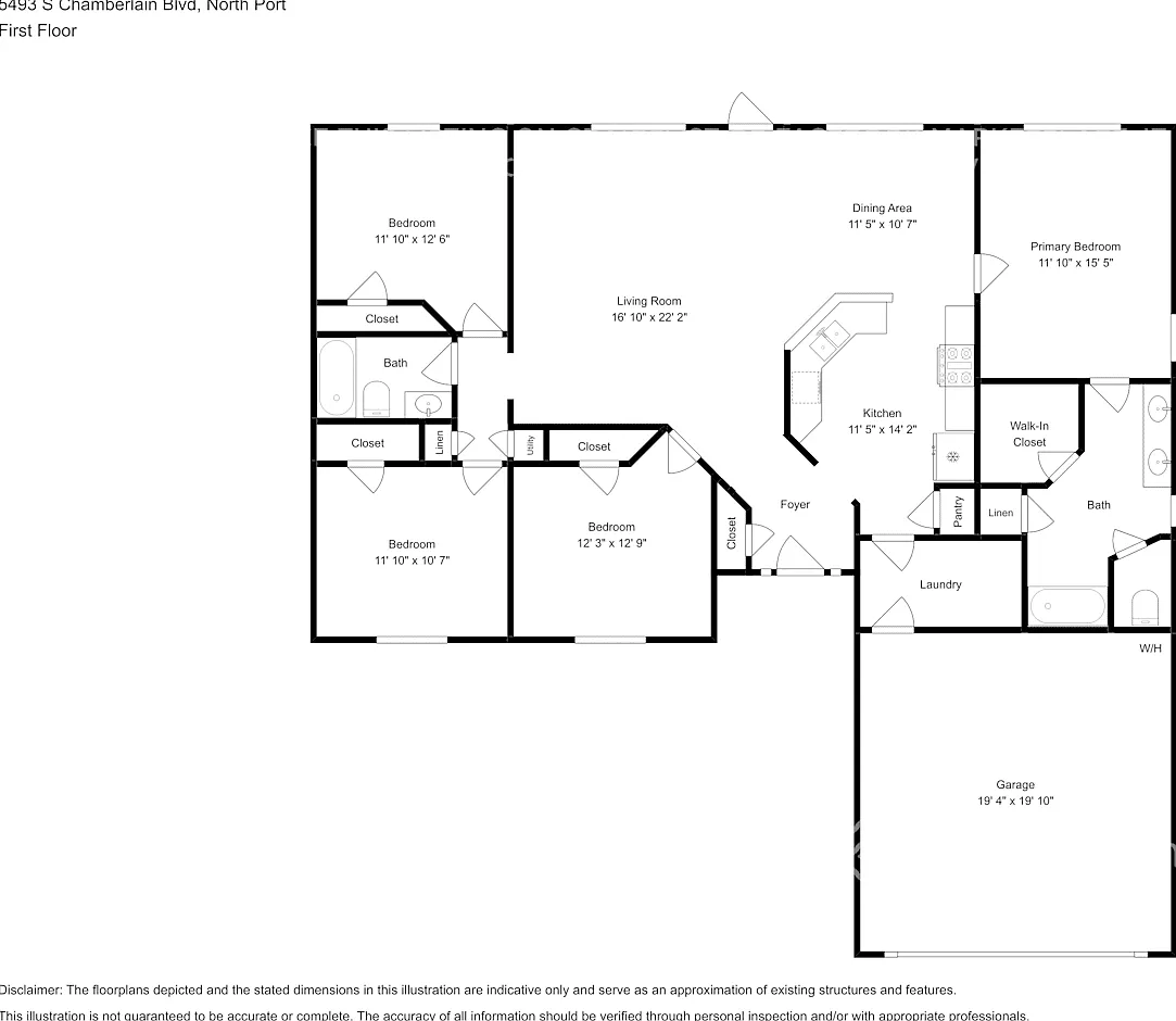 5493 S Chamberlain Blvd North Port, FL 34286 — Photo 2