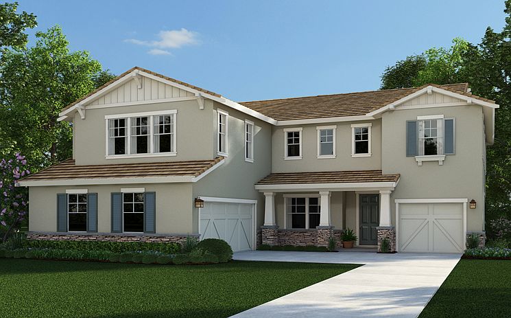 Plan 4 C-Craftsman Elevation
