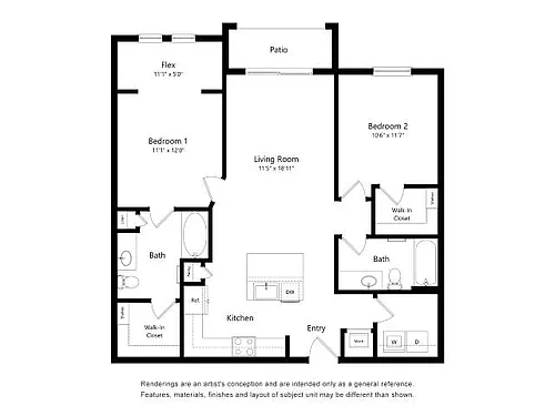 Floor plan B1