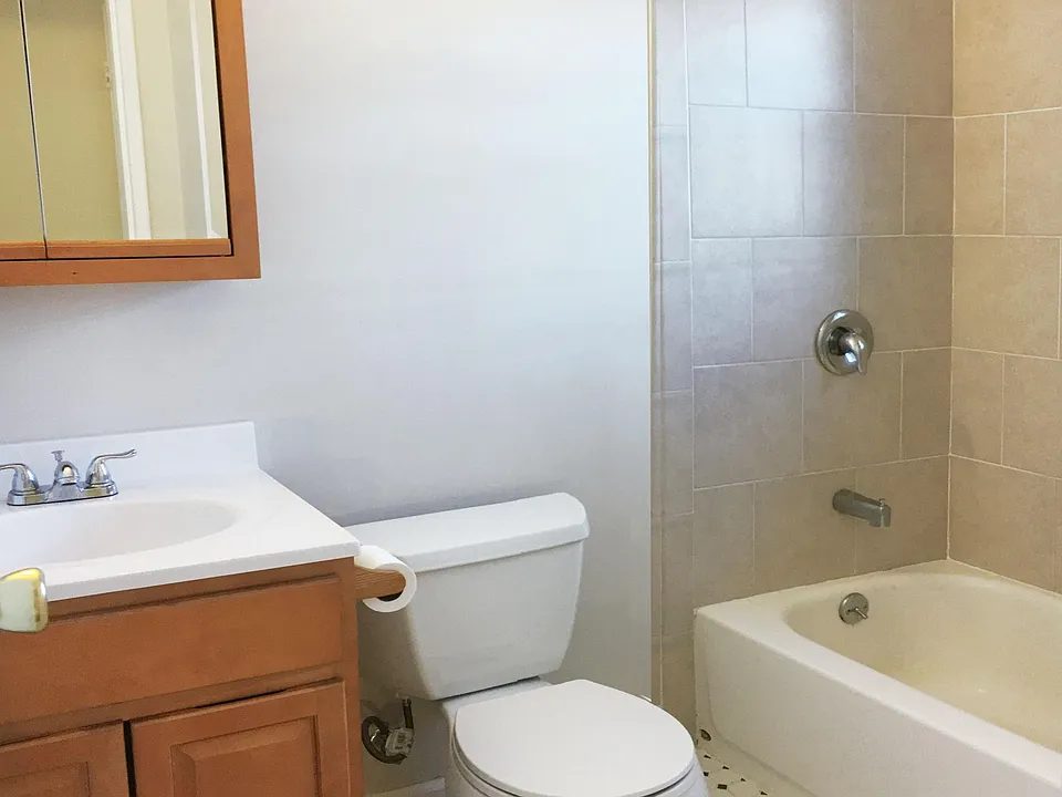 updated bathroom.