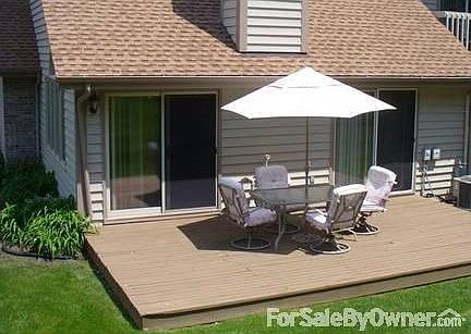Deck.
						:
						Privacy, sunshine.